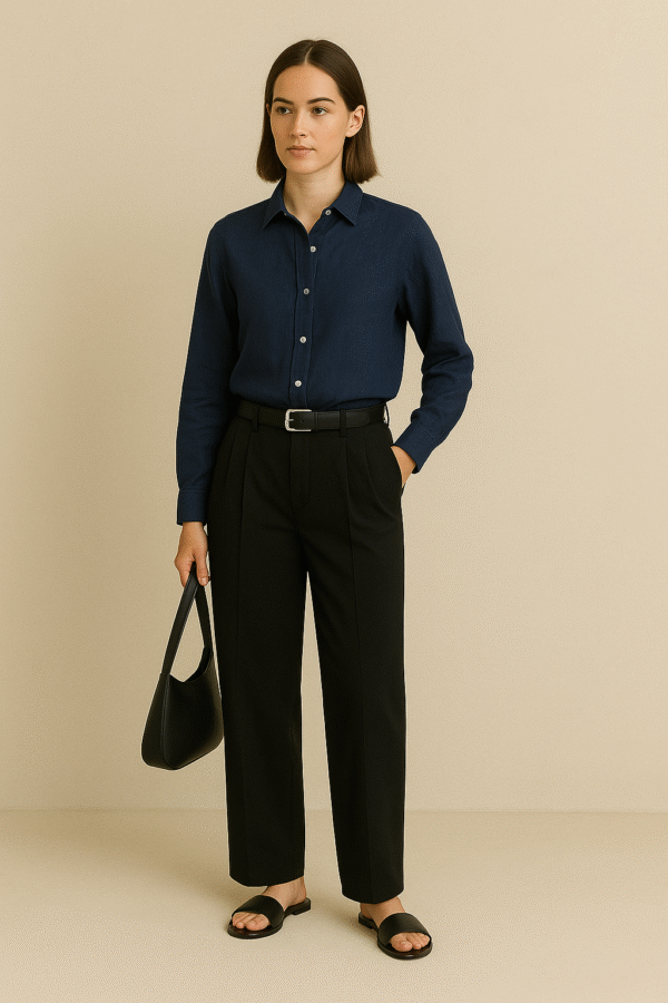 Flex Look Shirt & Pant Remi Rayon Cotton Set - Image 3