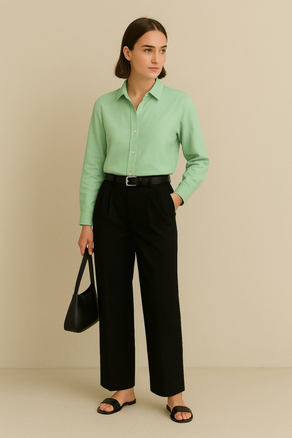 Flex Look Shirt & Pant Remi Rayon Cotton Set - Image 5