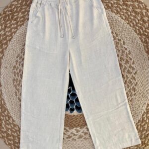 Linen pant Off White